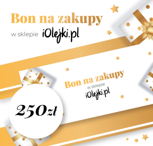 BON NA ZAKUPY IOLEJKI.PL 250 PLN 